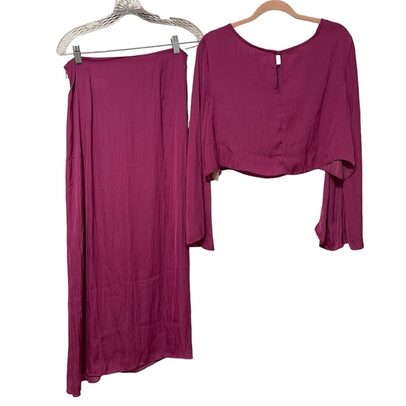 Free People Angie Set in Magenta Size 8  NWT - Picture 5 of 9